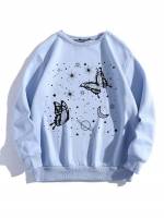 Casual Animal Regular Fit Women Sweatshirts 596