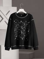  Galaxy Long Sleeve Women Sweatshirts 383