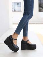 Punk  Women Wedges  Flatform 8848