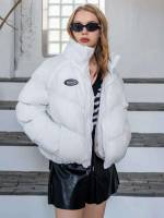 Long Sleeve Regular Fit Regular Black Women Winter Coats 72