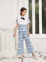 Baroque Collar Kids Clothing 604