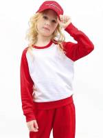  Round Neck Regular Fit Casual Toddler Girl Sweatshirts 3613