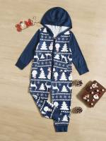 Casual Long Christmas Long Sleeve Kids Clothing 6651