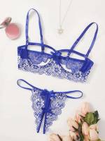 Cut Out Floral Women Intimates 8326