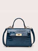 Crocodile  Elegant Women Satchels 269