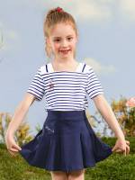  Blue Regular Fit Girls Clothing 9496