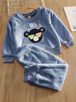  Embroidery Blue Kids Clothing 587