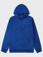  Drawstring Plain Hooded Men Clothing 6365