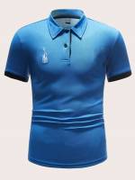  Regular Casual Animal Men Polo Shirts 4688