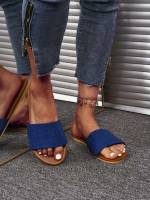 Plain  Blue Shoes 3493