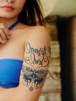   Blue Temporary Tattoos 1531