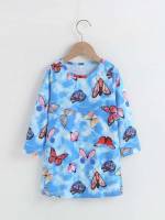  Long Sleeve Regular Fit Butterfly Kids Clothing 3264