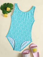 Geometric  Boho Toddler Girls Clothing 5783