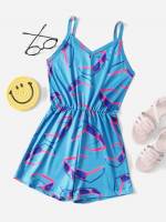  Graphic Blue Girls Loungewear 2529