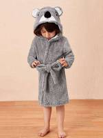  Cute Belted Hooded Kids Underwear  Sleepwear 2151