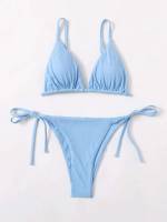 Tie Back Cute Women Bikini Sets 594