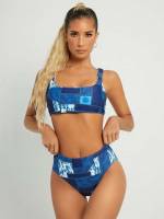   Blue Women Beachwear 453