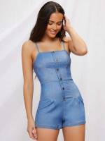  Spaghetti Strap Short Skinny Women Jumpsuits 273