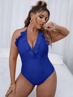  Halter Boho Plus Size Beachwear 7533