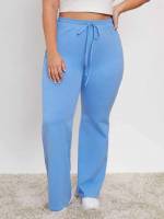  Blue Regular Fit Women Plus Clothing 4248