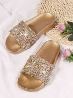 Bronze  Glamorous Shoes 4334