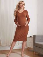 Elegant Criss Cross Plain Baby  Mom 1099