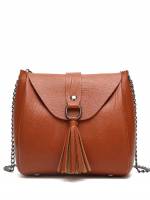 Brown Tassel Bags 3415