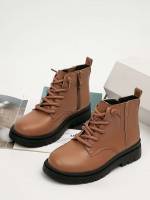 Brown  Kids Boots 8776