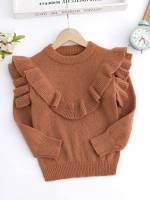 Casual Regular Ruffle Kids Clothing 4840