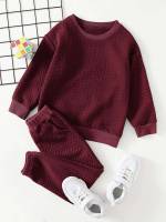  Regular Fit Casual Pocket Toddler Boy Two-piece Outfits 6561