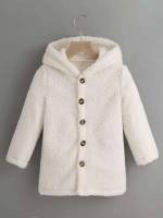  Short Plain Toddler Girl Coats 3429