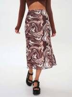  Midi Marble Casual Women Skirts 135