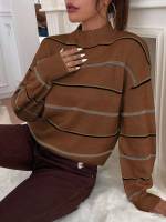   Funnel Neck Women Sweaters 4762