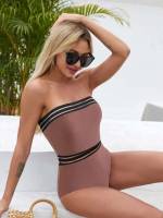 Sexy  Striped Women Beachwear 5074