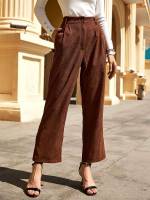  Regular Fit Brown Women Clothing 4911