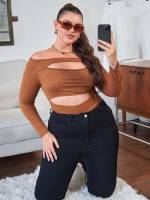  Cut Out Off the Shoulder Plus Size Jumpsuits  Bodysuits 8691