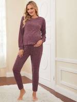  Button Long Sleeve Maternity Lingerie  Loungewear 6855