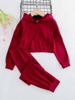 Regular Fit Long Sleeve Plain Kids Clothing 5602