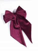 Burgundy Casual Plain Hair Clips 216