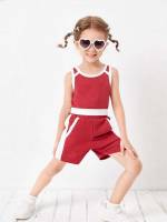  Burgundy Casual Kids Clothing 493