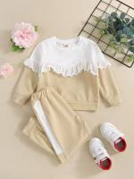  Casual Long Sleeve Toddler Girl Two-piece Outfits 754