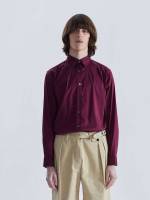 Regular Burgundy Basics Regular Fit Men Shirts 452