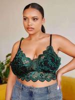  Burgundy  Plus Size Bras  Bralettes 346