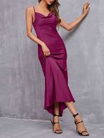 Elegant Burgundy Maxi Wedding  Special 8782