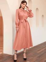 Regular Fit Long Elegant Long Sleeve Women Dresses 490