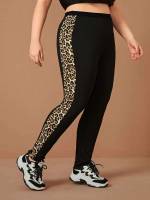 Skinny  Long Plus Size Leggings 2659