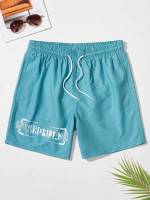 Cadet Blue Vacation  Men Beach Shorts 4743