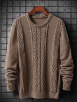 Casual  Plain Men Knitwear 1095