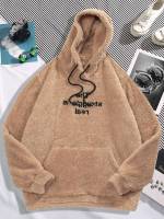 Hooded Embroidery Letter Men Clothing 2696