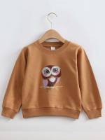  Round Neck Camel Kids Clothing 9427